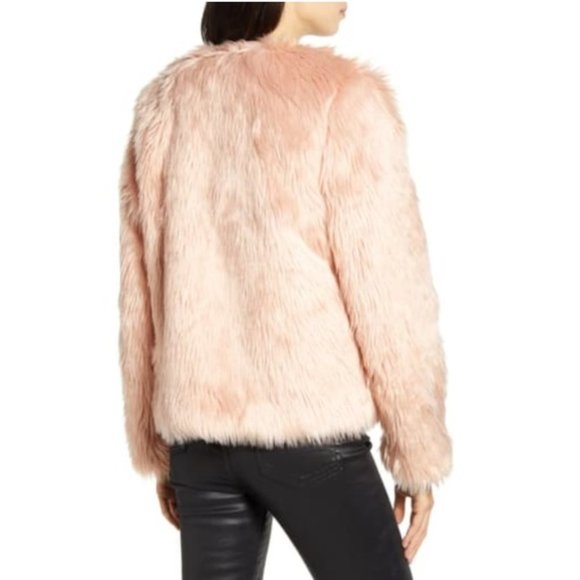 Beautiful Chelsea28 Pink Faux Fur Jacket - Picture 4 of 8